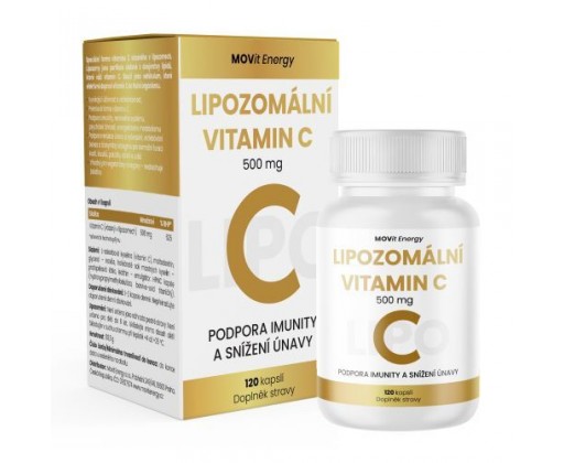 Lipozomální Vitamin C 500 mg 120 kapslí MOVit Energy