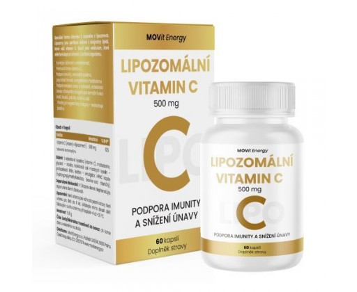 Lipozomální Vitamin C 500 mg 60 kapslí MOVit Energy