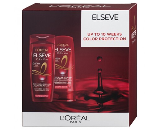 Loréal Paris Elseve Color Vive dárková sada pro barvené vlasy 2 ks Elseve