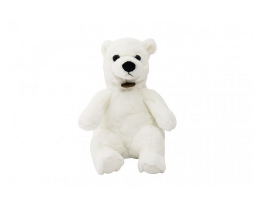 Medvěd sedící polární plyš 15x25x19cm 0+ Teddies