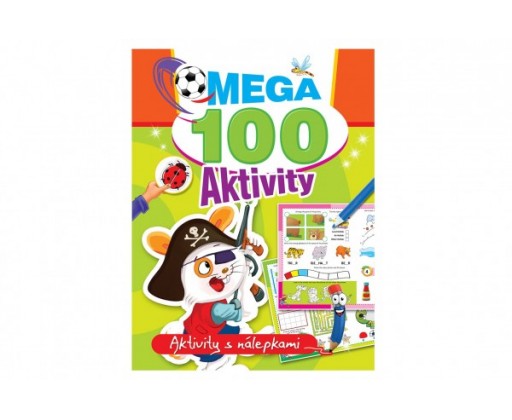 Mega aktivity 100 Pirát CZ verze 21x28cm FONI Book