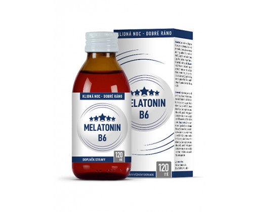 Melatonin B6 120 ml + DÁREK škraboška na spaní Clinical Nutricosmetics