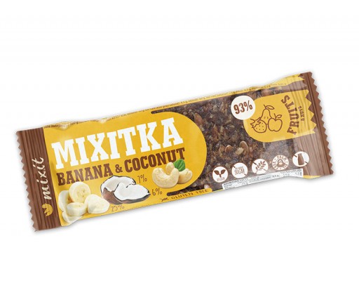 Mixitka bez lepku - Banán + Kokos 46 g 20 ks Mixit