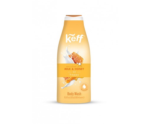 Mycí krém Mléko & med (Milk & Honey Cream Wash) 500 ml Keff