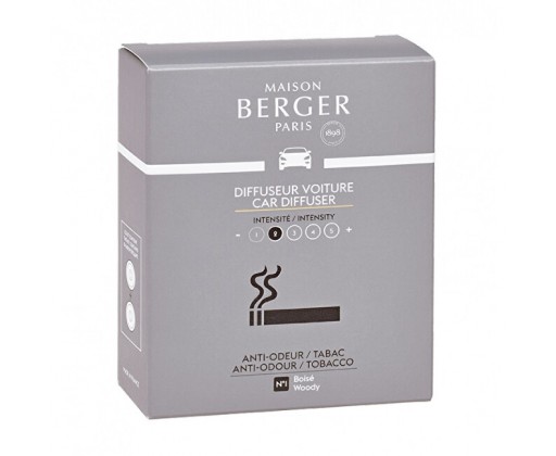 Náhradní náplň do difuzéru do auta Antiodour tabák Tobacco (Car Diffuser Recharge/Refill) 2 ks Maison Berger Paris