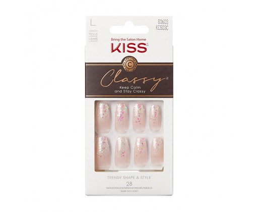 Nalepovací nehty Classy Nails Scrunchie 28 ks Kiss