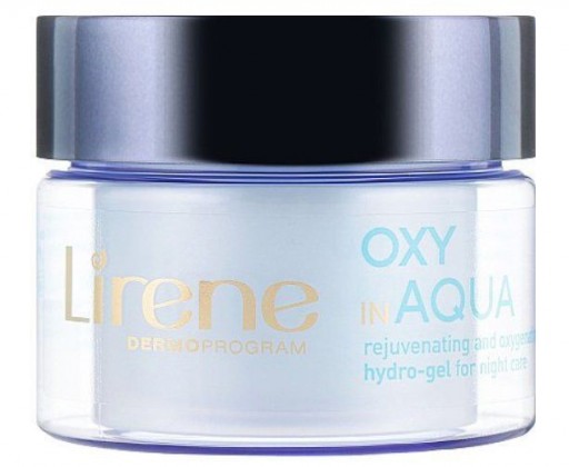 Noční omlazující krém OXYinAQUA (Rejuvenating and Oxygenating Hydro-Gel) 50 ml Lirene
