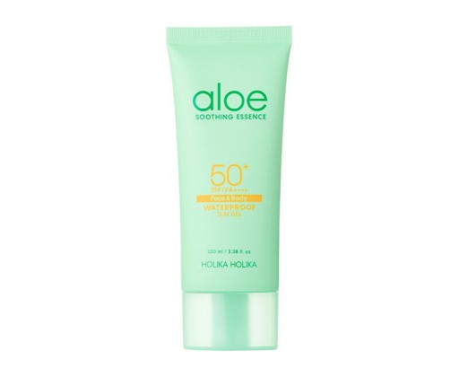 Ochranný gel na obličej a tělo SPF 50 Aloe (Waterproof Sun Gel) 100 ml Holika Holika