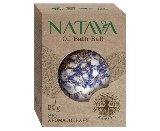 Olejová koule do koupele - Chrpa 50 g Natava
