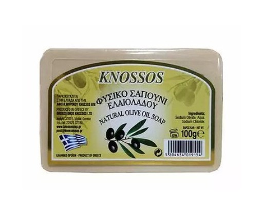 Olivové mýdlo Přírodní bílé 100 g Knossos