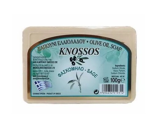 Olivové mýdlo Šalvěj 100 g Knossos