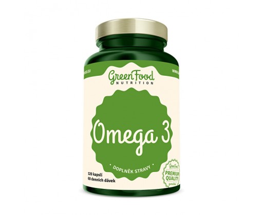 Omega 3 120 kapslí GreenFood Nutrition