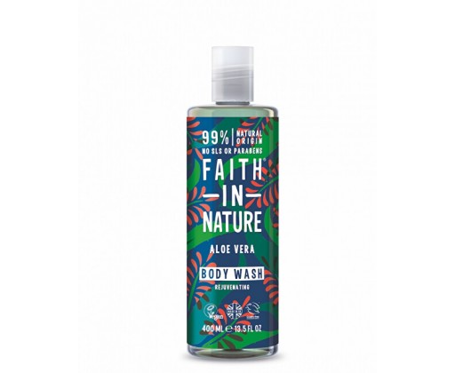 Omlazující přírodní sprchový gel Aloe vera (Body Wash) 400 ml Faith in Nature