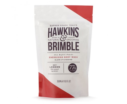 Osvěžující sprchový gel - náhradní náplň (Body Wash Pouch) 300 ml Hawkins & Brimble