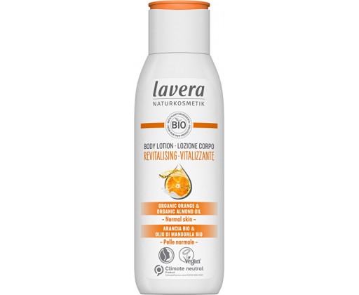 Pečující tělové mléko s Bio pomerančem (Revitalising Body Lotion) 200 ml Lavera