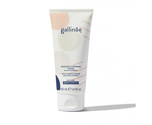 Pleťová maska a peeling Prebiotic (Face Mask & Scrub) 100 ml Gallinée