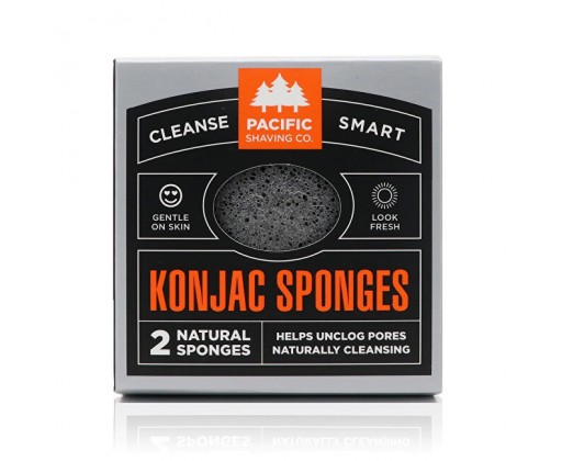 Přírodní konjaková houba (Konjac Sponges) 2 ks Pacific Shaving