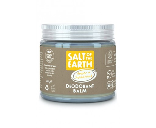 Přírodní minerální deodorant Amber & Sandalwood (Deodorant Balm) 60 g Salt Of The Earth