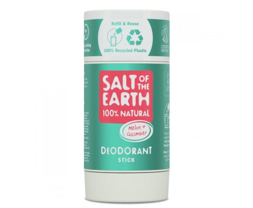 Přírodní tuhý deodorant Meloun & okurka (Deodorant Stick) 84 g Salt Of The Earth