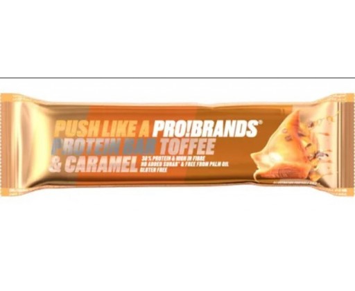 Protein Bar 45 g - toffee/karamel PRO!BRANDS