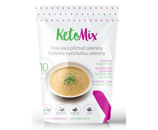 Proteinová polévka 250 g (10 porcí) - s příchutí zeleniny KetoMix