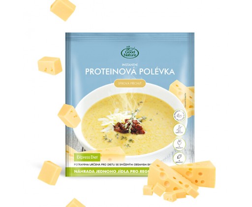 Proteinová polévka se sýrovou příchutí na hubnutí 58 g Good Nature