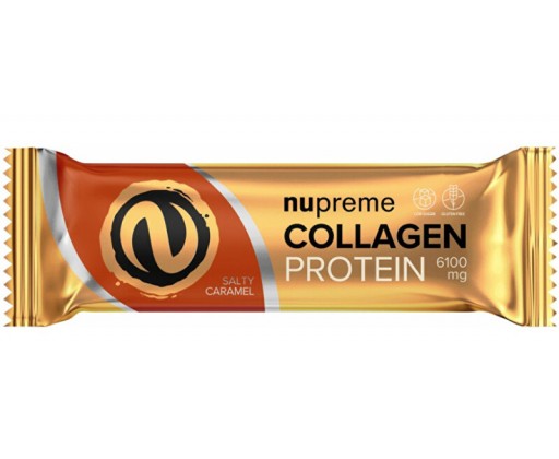 Proteinová tyčinka s kolagenem slaný karamel 50 g Nupreme