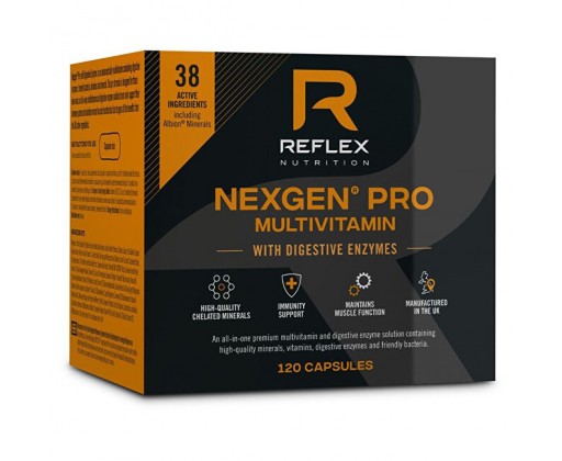 REF Nexgen® PRO Digestive Enzymes 120 kapslí Reflex Nutrition