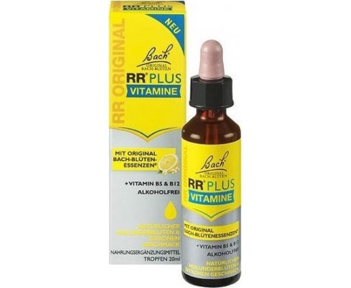 RR® Plus krizové kapky s vitamínem B5 a B12 20 ml Bachovy květové esence