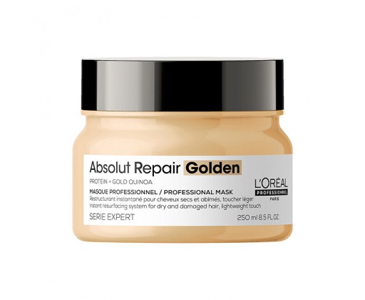 Regenerační maska pro poškozené jemné vlasy Serie Expert Absolut Repair Gold Quinoa + Protein (Golden Masque) 250 ml L´Oréal Professionnel