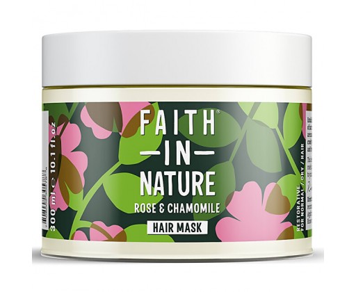 Regenerační přírodní maska pro normální a suché vlasy Růže a heřmánek (Hair Mask) 300 ml Faith in Nature