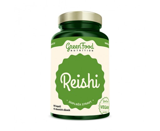Reishi extract 90 kapslí GreenFood Nutrition