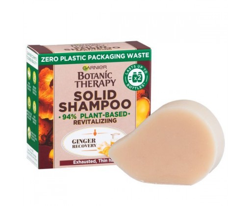 Revitalizační tuhý šampon pro slabé vlasy Botanic Therapy (Ginger Recovery Solid Shampoo) 60 g Garnier