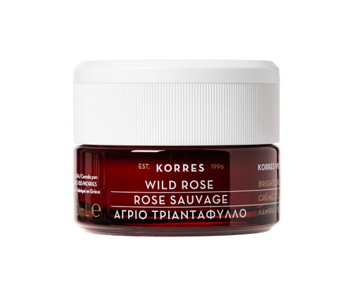 Rozjasňující krém pro suchou pleť Wild Rose (Brightening & First Wrinkles Day Cream) 40 ml Korres