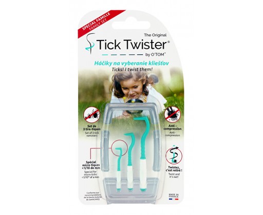 Sada 3 háčků "Tick Twister" na vybírání klíšťat 3 ks Tick Twister