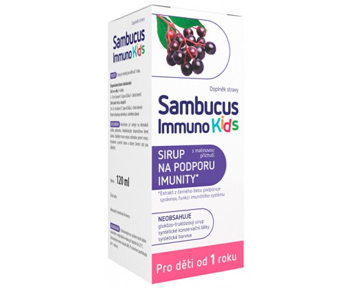 Sambucus Immuno Kids sirup 120 ml Sambucus Immuno Kids