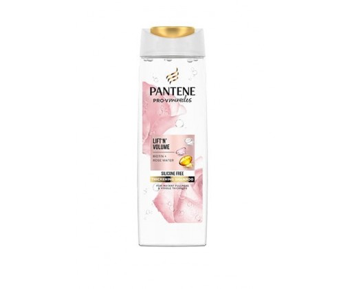 Šampon pro obnovu hustoty vlasů Miracles Biotin + Rose Water (Lift`n` Volume Thickening Shampoo) 300 ml Pantene