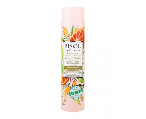 Šampon pro slabé a lámavé vlasy (Hair Shampoo Strengthening&Antioxidant) 300 ml BISOU