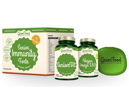 Senior Immunity forte 60+60 tbl. + lékovka GreenFood Nutrition