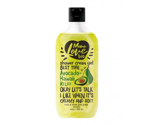 Sprchový gel Avocado-Hawaii (Shower Cream Gel) 300 ml BISOU