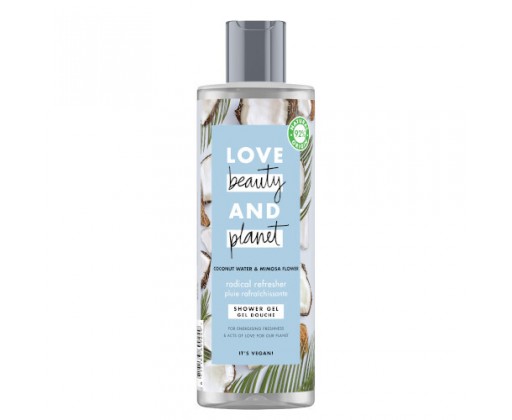 Sprchový gel s kokosovou vodou a květy mimózy (Shower Gel) 400 ml Love Beauty and Planet