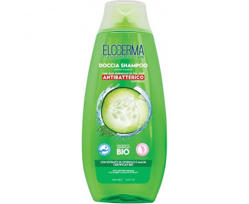 Sprchový šampon s výtažkem z okurky a slézu (Shower Shampoo) 400 ml Eloderma