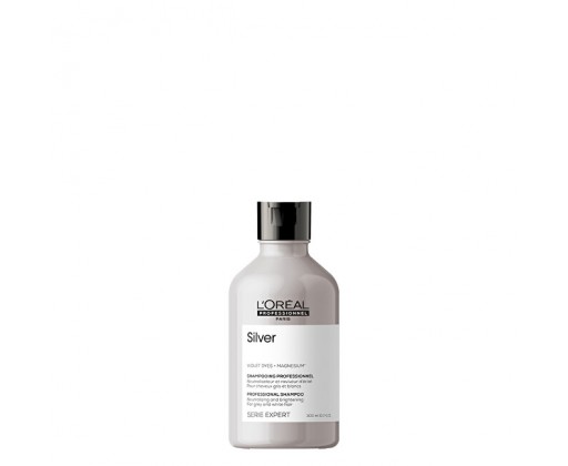 Stříbrný šampon pro šedé a bílé vlasy Magnesium Silver (Neutralising Shampoo For Grey And White Hair) 750 ml - nové balení L´Oréal Professionnel