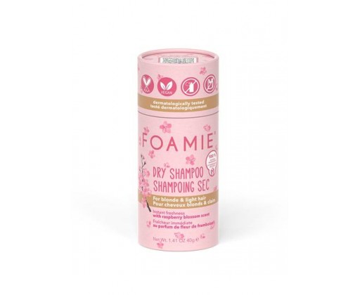 Suchý šampon pro hnědé a tmavé vlasy Berry Brunette (Dry Shampoo) 40 g Foamie