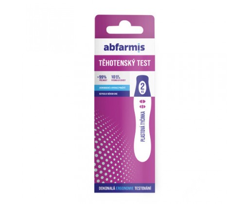 Těhotenský test - tyčinka - 2 ks Abfarmis