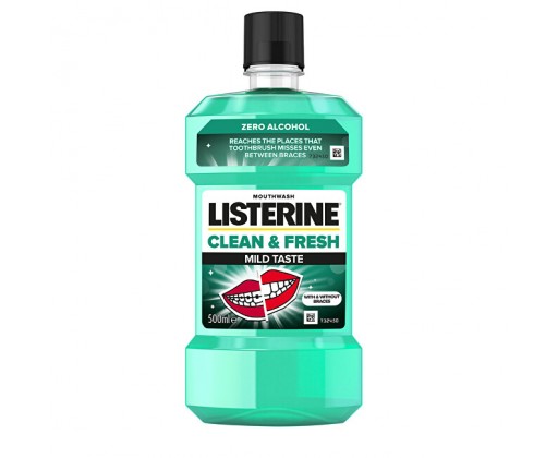 Ústní voda Clean & Fresh Mild Taste 500 ml Listerine