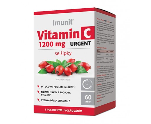 Vitamin C 1200 mg URGENT se šípky Imunit 60 tablet Simply You
