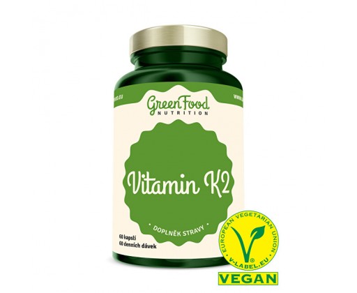 Vitamin K2 60 kapslí GF GreenFood Nutrition