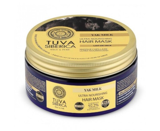 Výživná krémová maska na vlasy Yak Milk (Ultra Nourishing Hair Mask) 300 ml TUVA Siberica