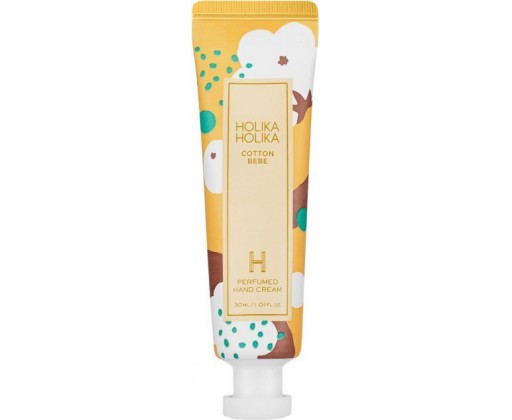 Vyživující a hydratační krém na ruce Cotton Bebe (Perfumed Hand Cream) 30 ml Holika Holika